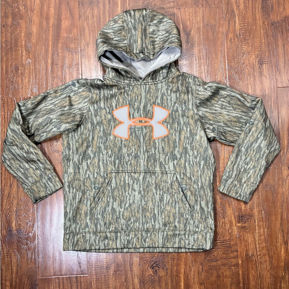 Under Armour Boys Loose Camouflaged Hoodie Size Youth Large #H7